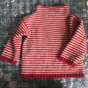 TWO Babaa eco striped wool sweaters size 6
